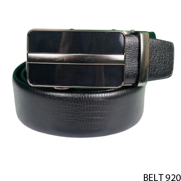 Ikat Pinggang Modis Semi Kulit Hitam – BELT 920