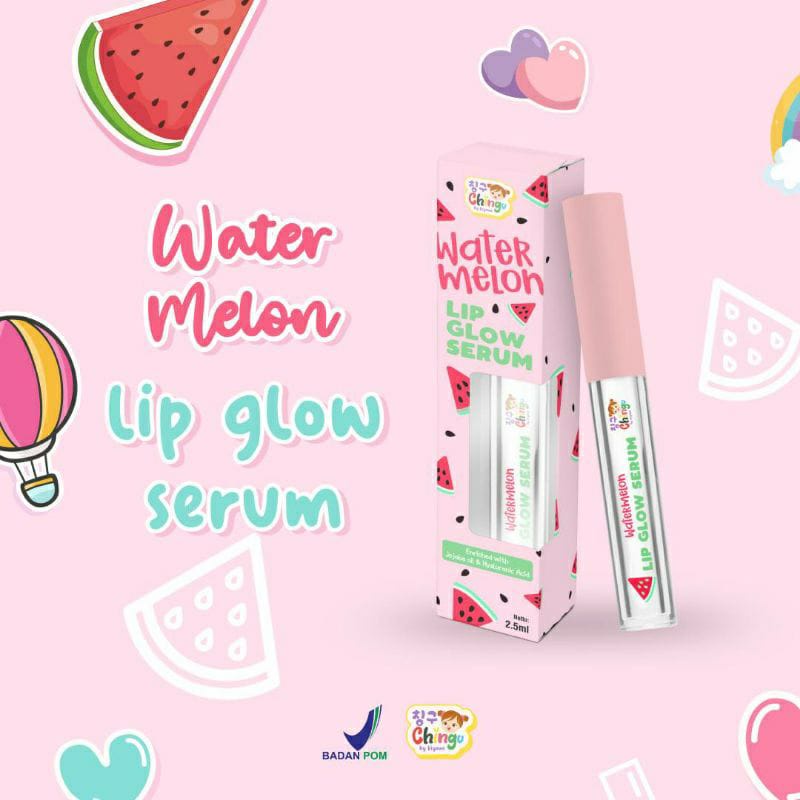 WATERMELON LIP GLOW SERUM CHINGU BY KIYOWO / LIP GLOW SERUM WATERMELON BY CHINGU KIYOWO