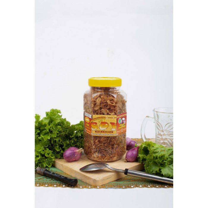 

10cscss Bawang Soy - Goreng Asin Large Gurih Renyah Nikmat Sehat Dscscv