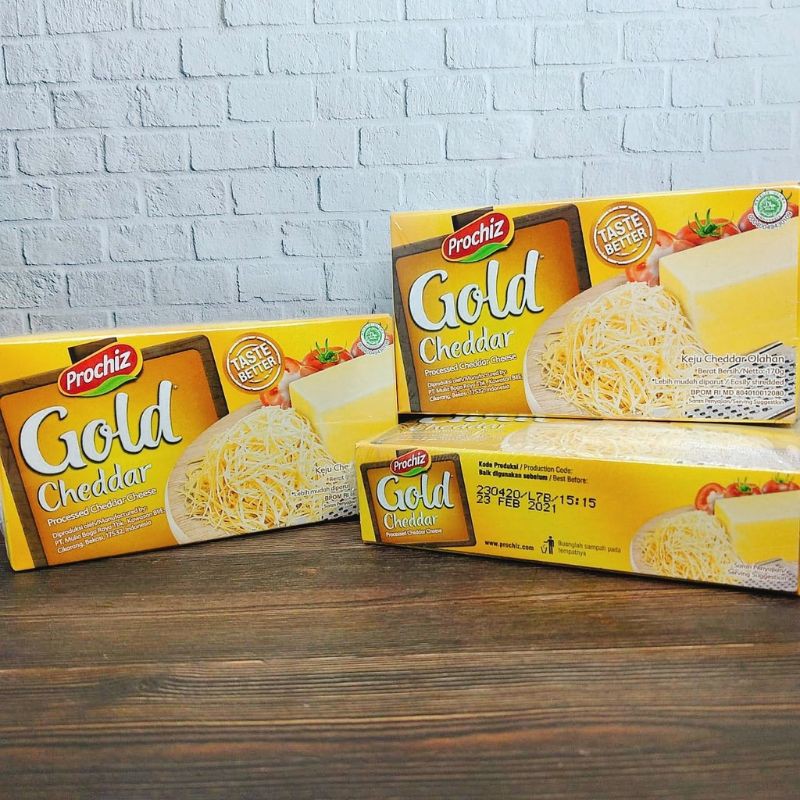 

PROCHIZ GOLD 170GR CHEDDAR CHEESE KEJU