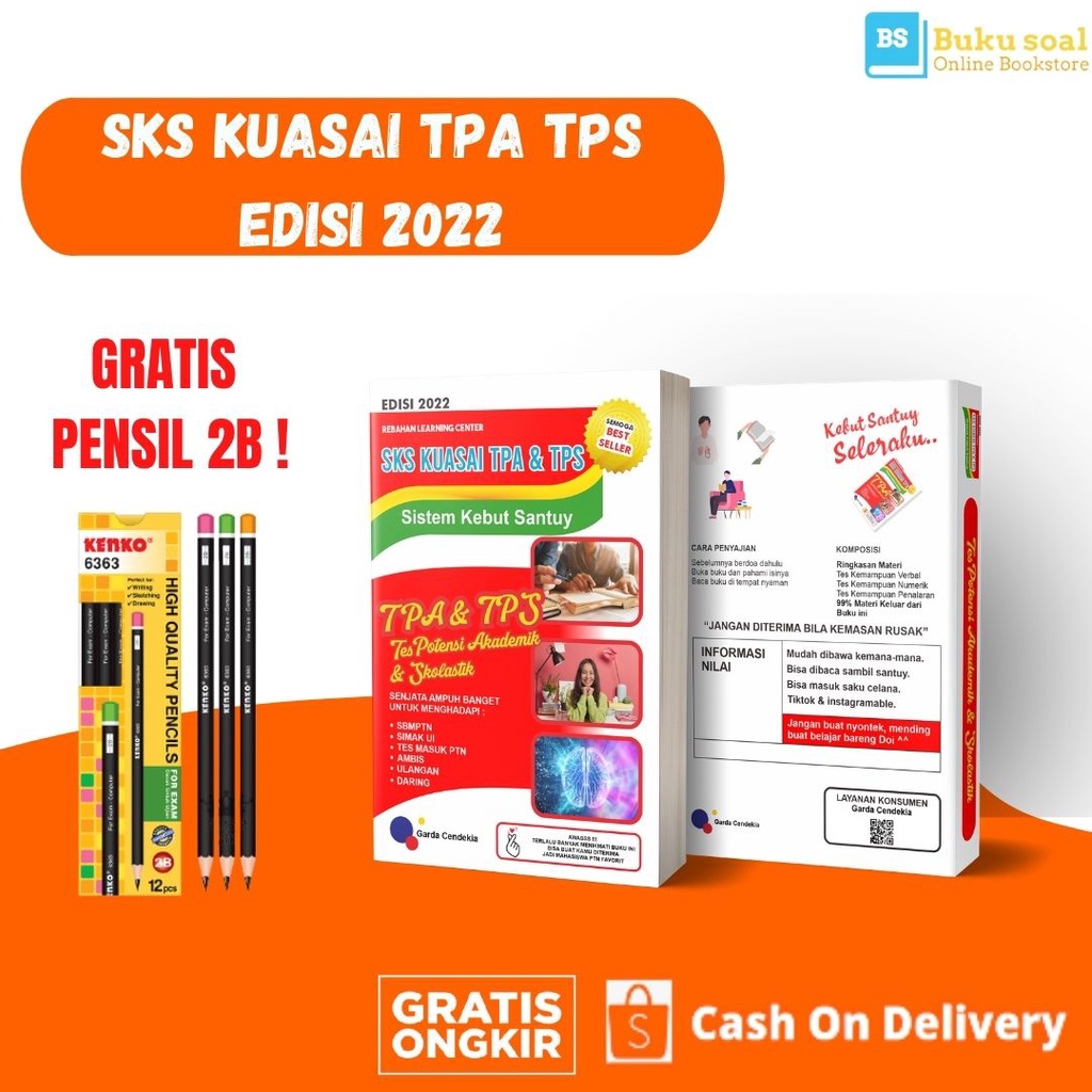 BUKU SKS INDOMIE 2022/ SISTEM KEBUT SANTUY / SKS LENGKAP / SKS 2022 / SKS IPA / SKS IPS-SKS TPA 2022