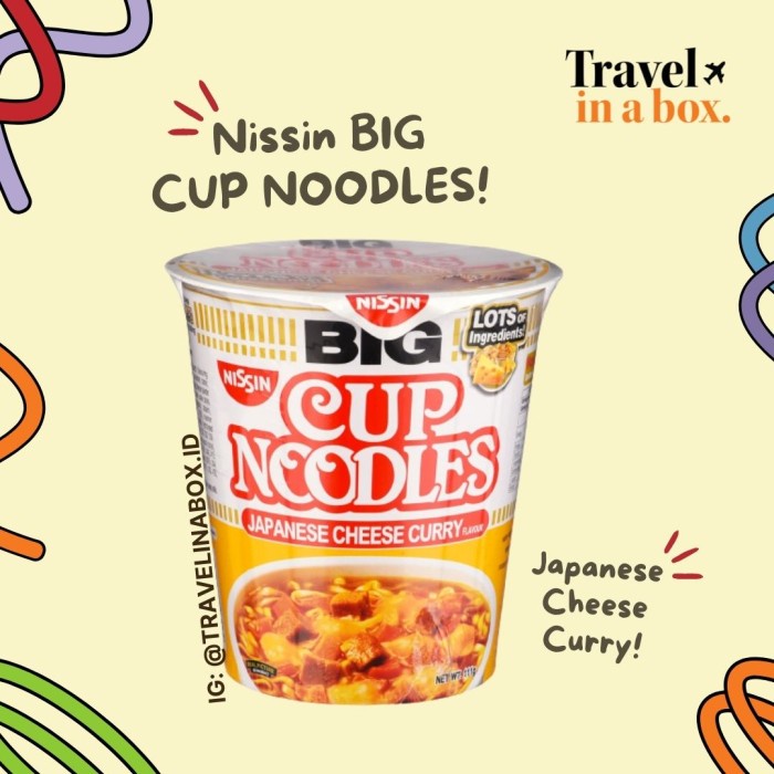 

Nissin Big Cup Noodles Japanese Cheese Curry