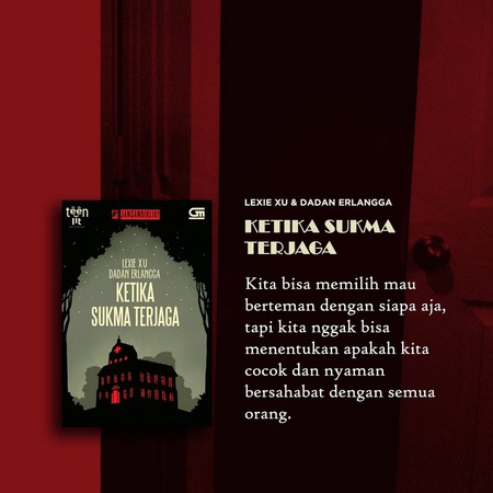 READY NOVEL KETIKA SUKMA TERJAGA KARYA Lexie Xu dan Dadan Erlangga