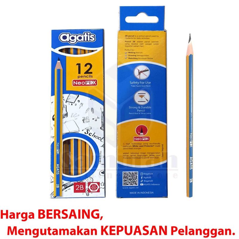 

Pensil 2B Termurah Perpack isi 12 biji / 1 lusin