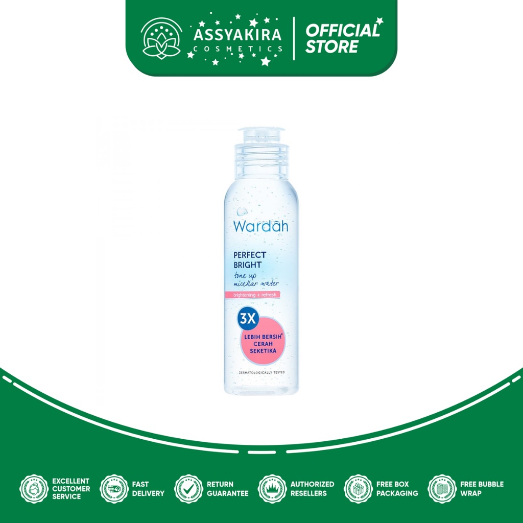 Wardah Perfect Bright Tone Up Micellar Water Brightening+Refresh 100ml