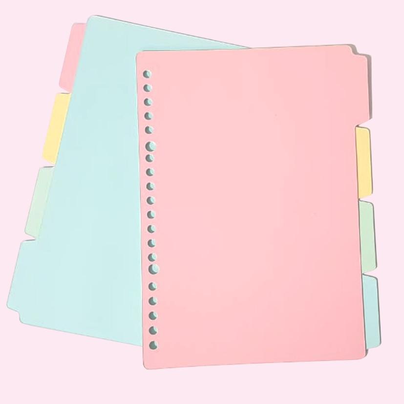 

Y9B [ Rafibooks ] Pembatas Binder A5 20ring - Isi Binder Loose Leaf ➶☈ Diskon