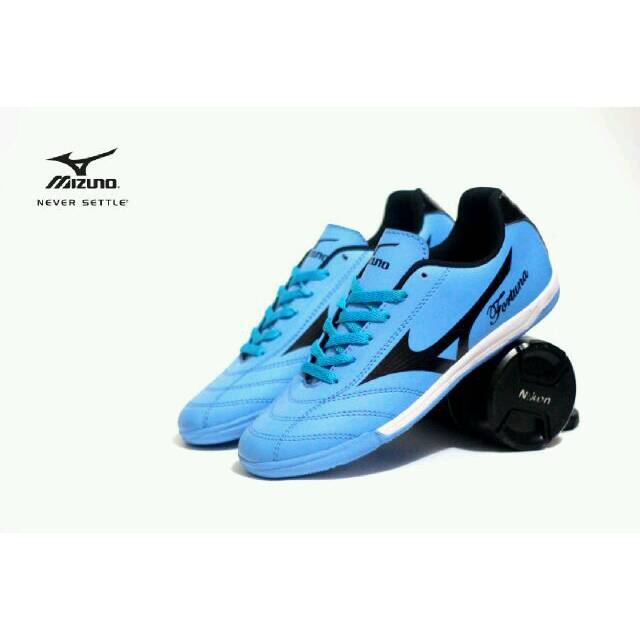 Futsal mizuno fortuna blue strip black