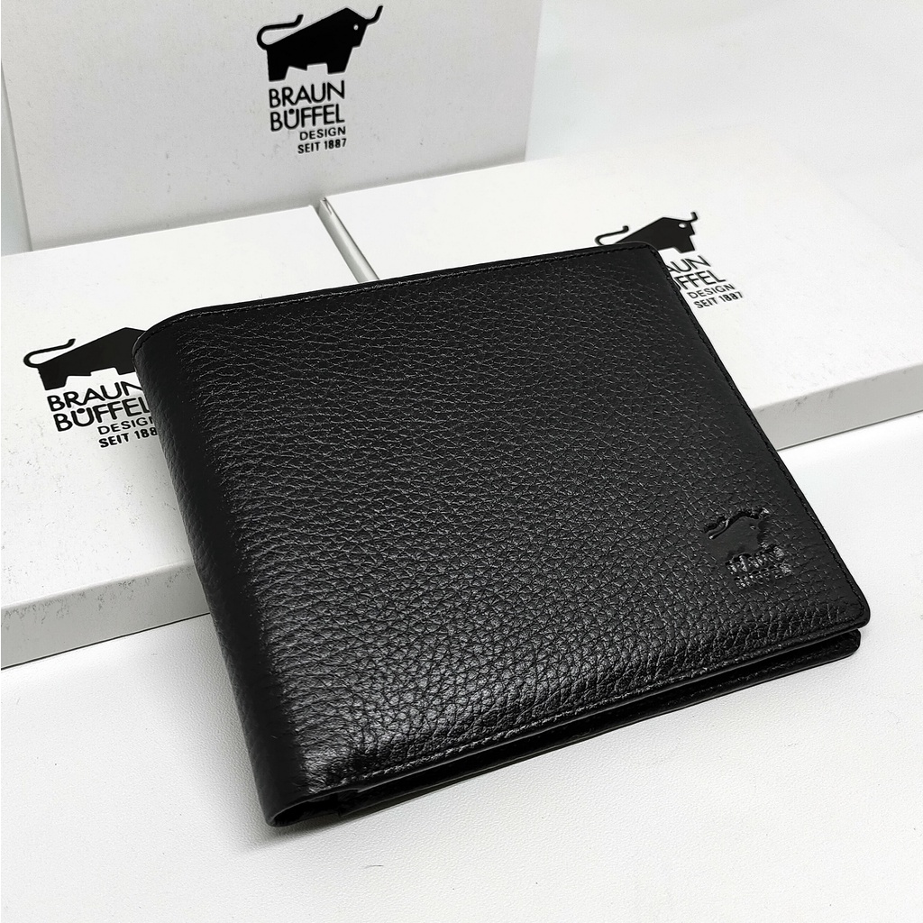 DOMPET PRIA KULIT IMPORT BRAUN BUFFEL BB 015 MODEL TIDUR 8 KARTU