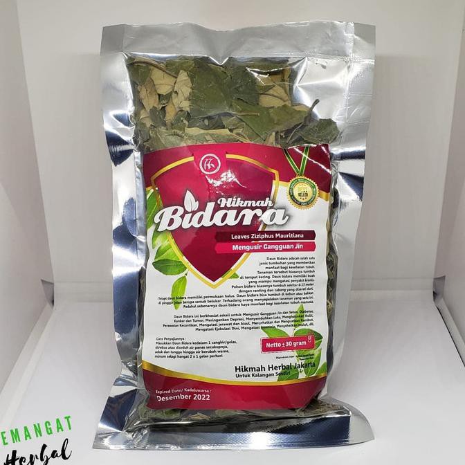 

Teh-Bubuk- TEH DAUN BIDARA RUQYAH HIKMAH 30 gram -Dijamin-Halal.