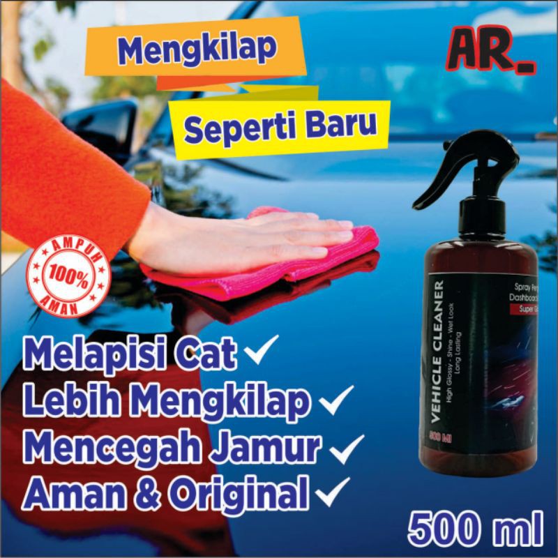 pengkilat kendaraan dan helm super clog 500ml