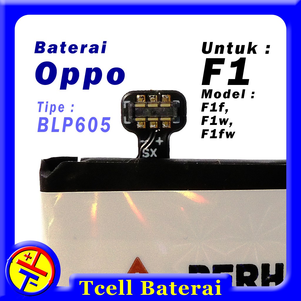 Baterai Oppo F1 F1f F1w F1fw Blp605 Rakkipanda Batre Blp 605 Shopee Indonesia