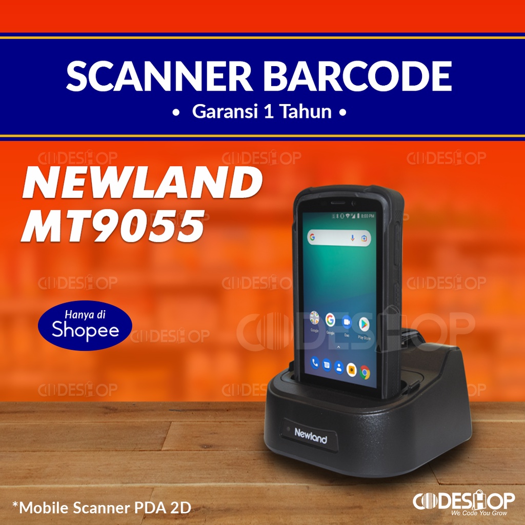 Scanner Barcode Newland PDT MT9055 Mobile 1D &amp; 2D