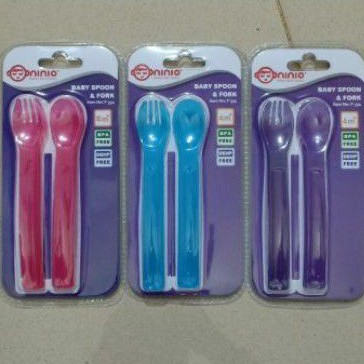 Ninio Baby Spoon &amp; Fork F-334