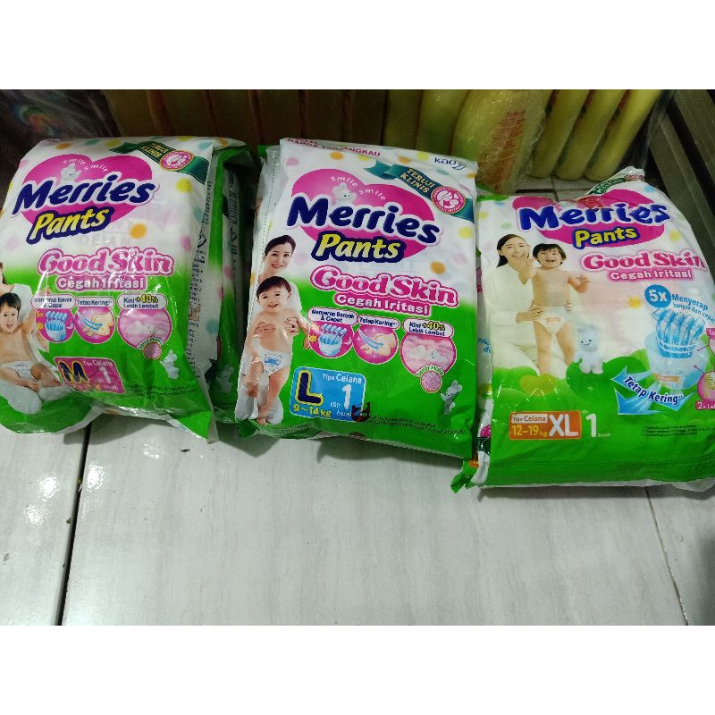 Merries Pants Renceng S, M , L, XL / Mamamia Pants Renceng S, M, L, XL