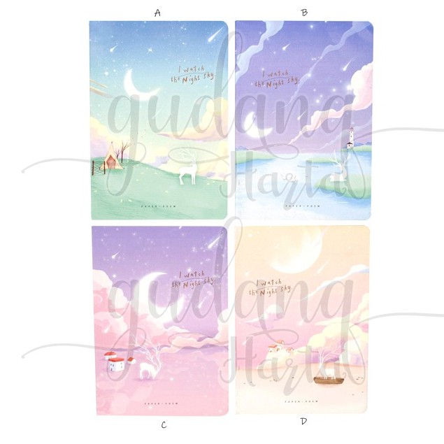 

Notebook A5 Romantic Deer A5 Buku Tulis Motif Rusa GH 308601