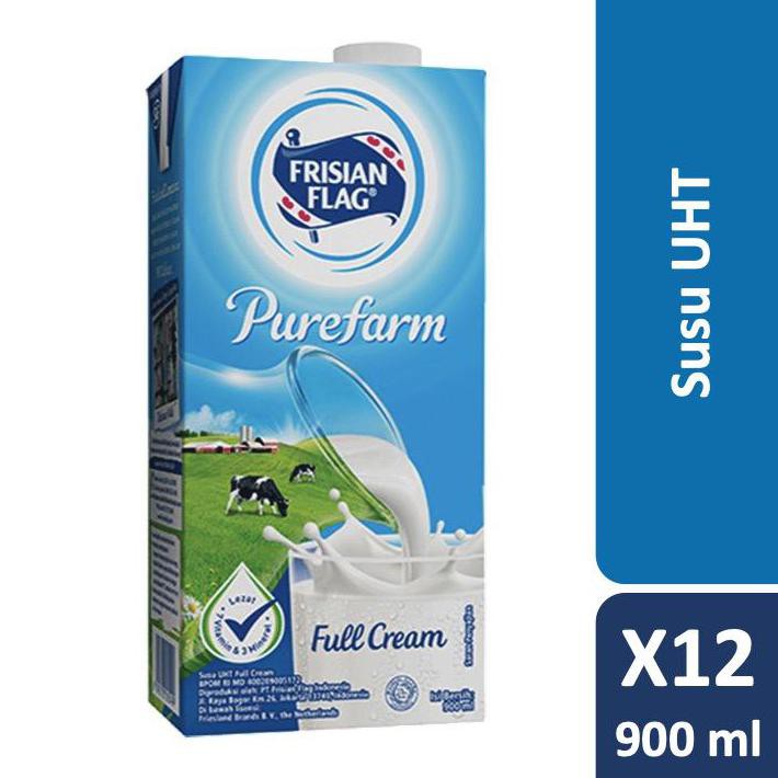 

( BISA COD ) Frisian Flag Family UHTM Fullcream Carton Pack 12x900ml TERMURAH [Kode 1|Kode 2|Kode