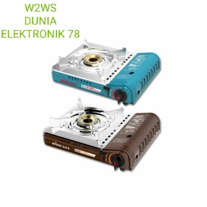 Winn Gas Kompor Gas 1 Tungku Portabel, W2Ws Klikseru1