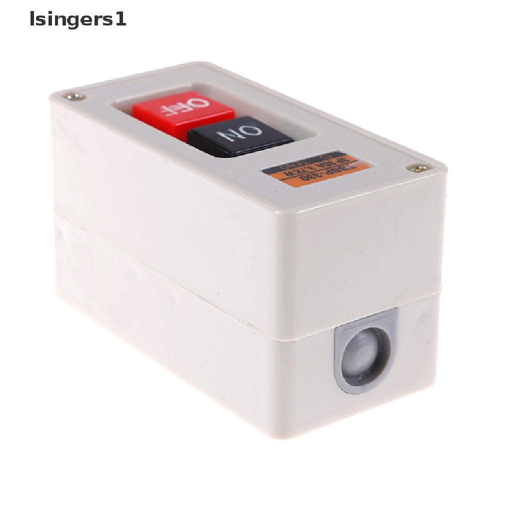 (lsingers1) Tbsp-330 Saklar power push button on / off 3 Fase 3.7Kw 30A