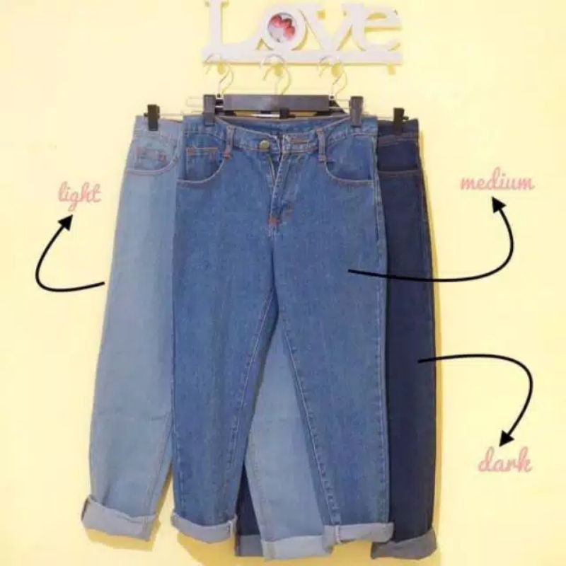 BOYFRIEND JEANS HIGH WAIST