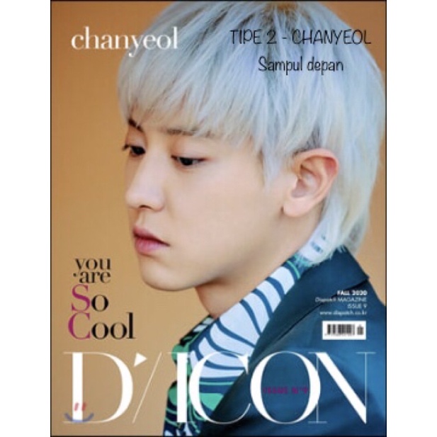 MAJALAH DICON SEHUN CHANYEOL 2020 - TIPE 2 (COVER CHANYEOL)