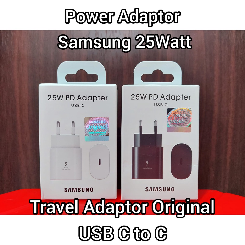 BATOK Casan Samsung Note 20 S20 S21 S22 Ultra Note 20+ Z Flip 4 25W USB-C Super Fast Charging PD Adapter 25Watt Kepala Casan