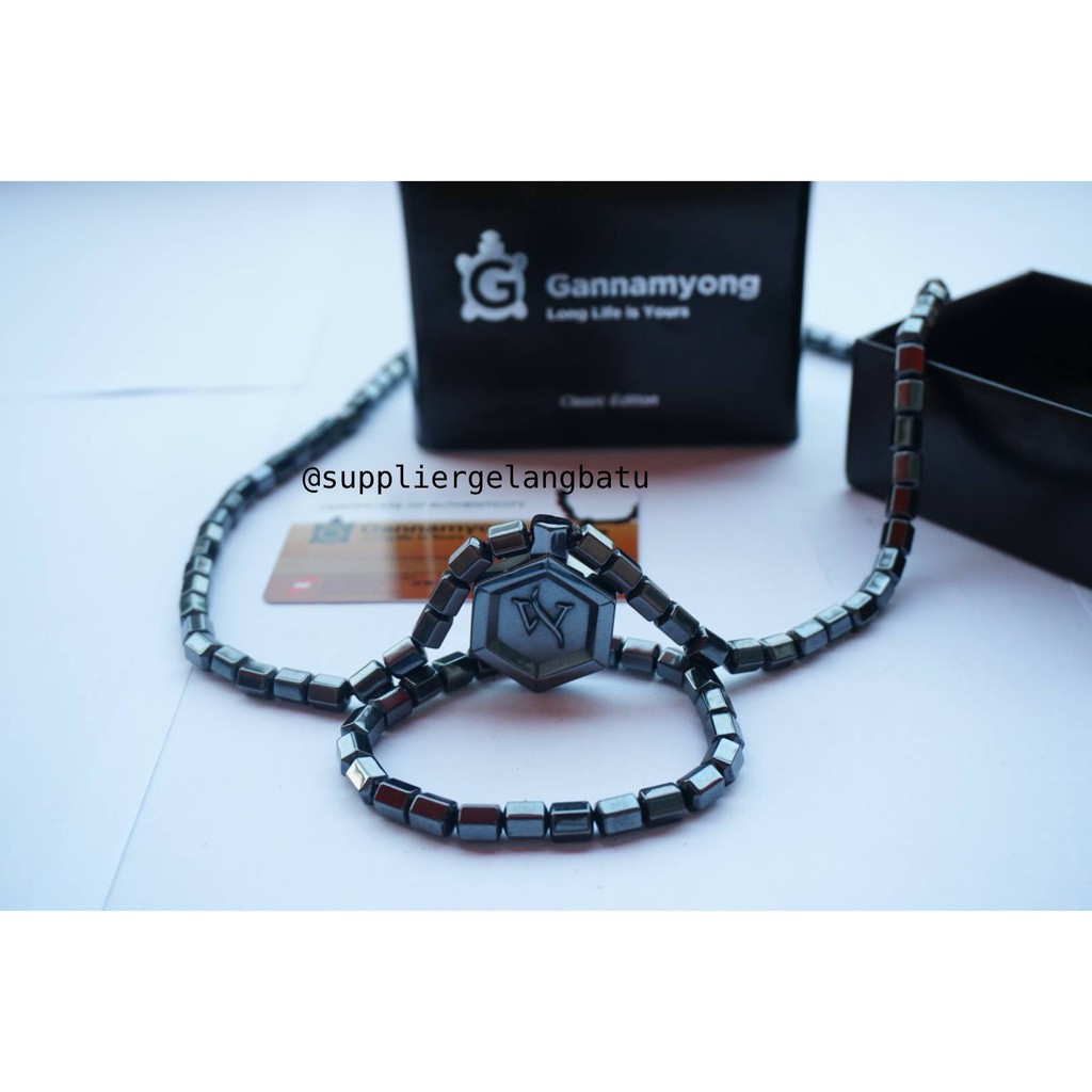 PROMO Kalung IWS LSW biomagnetik media alat terapi free gelang tangan