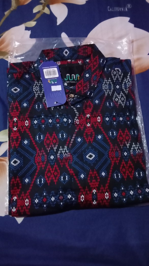 Dgm Fashion   Kemeja Batik Pria Songket Lengan Panjang Batik Pria Batik Kasual Batik Stretch Pria