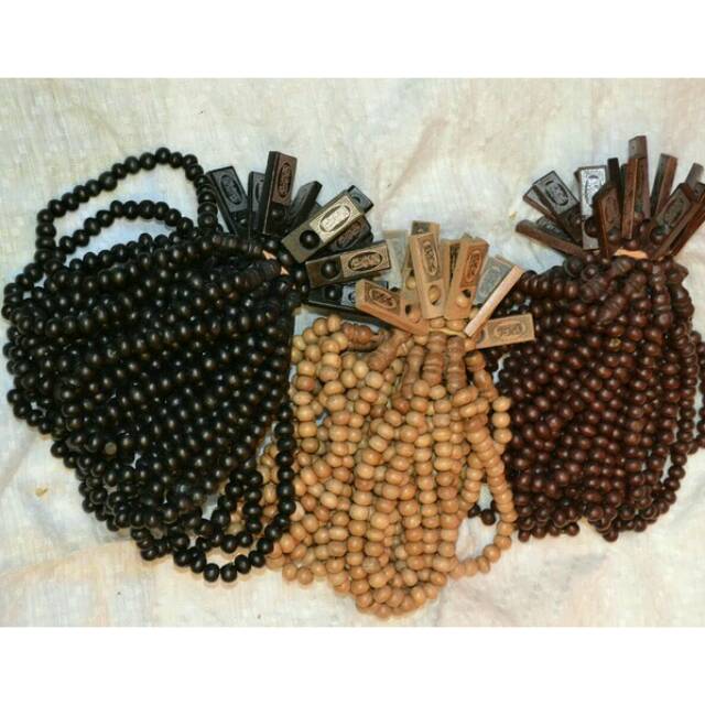 Tasbih kayu 33 untuk oleh2 haji/umroh