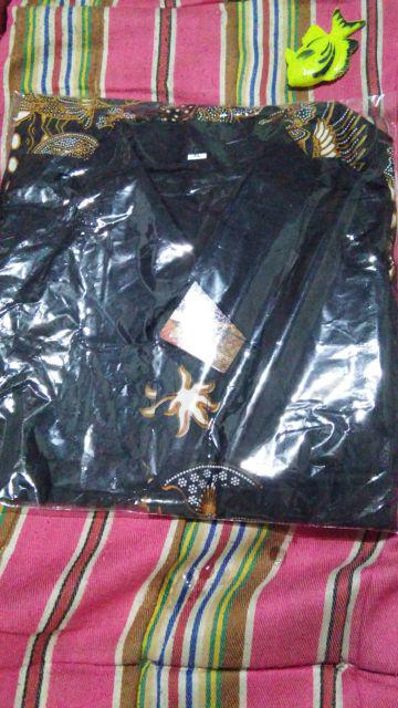 Bswart Batik Hrb026 Kenongo Hem Pendek Padi Pekalongan  M L Xl Batik Pria Murah Batik Lengan Panjang