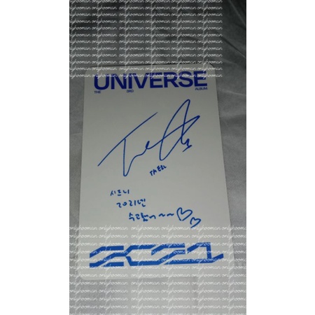 Photocard Moon Taeil NCT 2021 Album Universe Jewel ver