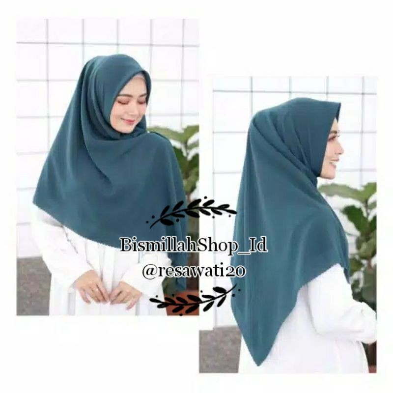 COD SQUARE JUMBO DIAMOND SYAR'I/ HIJAB SEGI EMPAT DIAMOND/ HIJAB SYAR'I LASERCUT MURAH PART 2