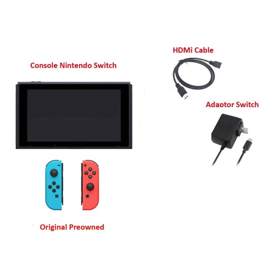 Nintendo Switch Neon, Bekas, bergaransi