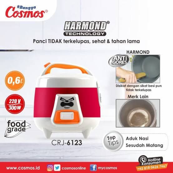 Magic Com Cosmos CRJ 6123 0,6 Liter Harmond