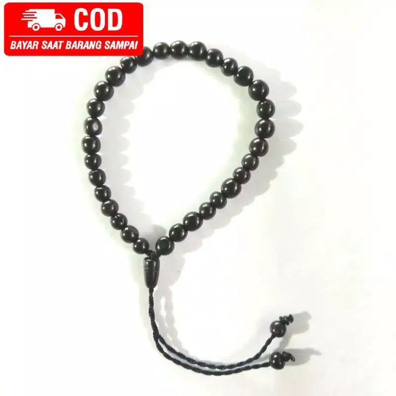 Gelang Kokka/Kaoka/Fukaha Motif Marjan Dll-Bulat KPL Hitam