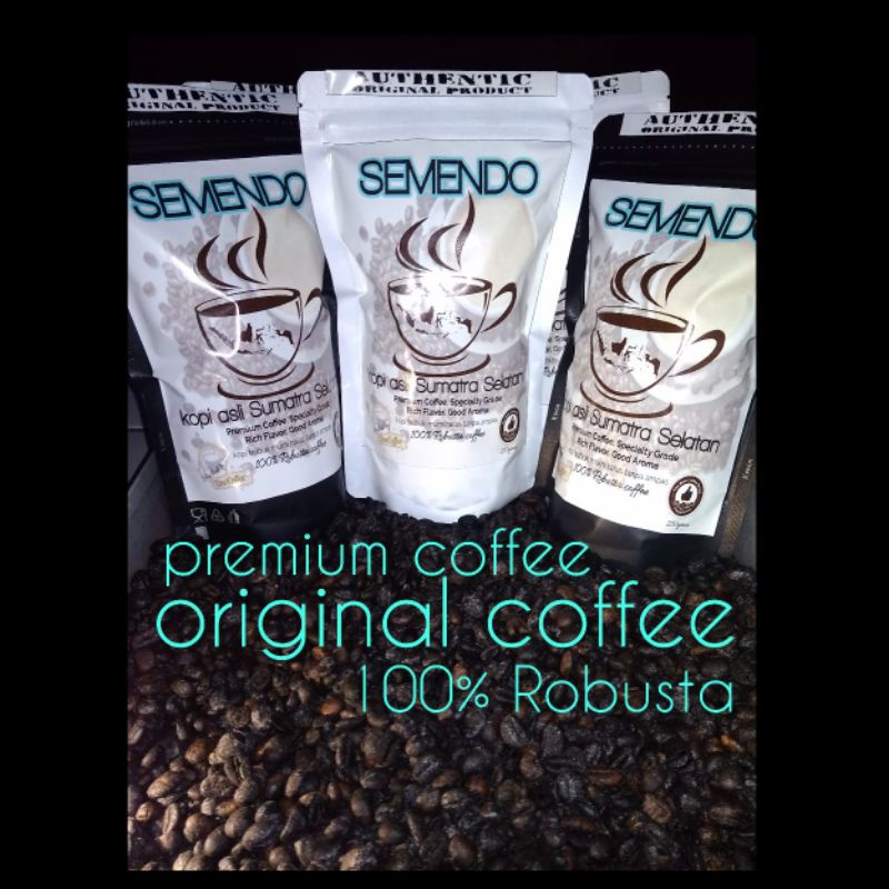 

kopi premium bubuk murni robusta semendo