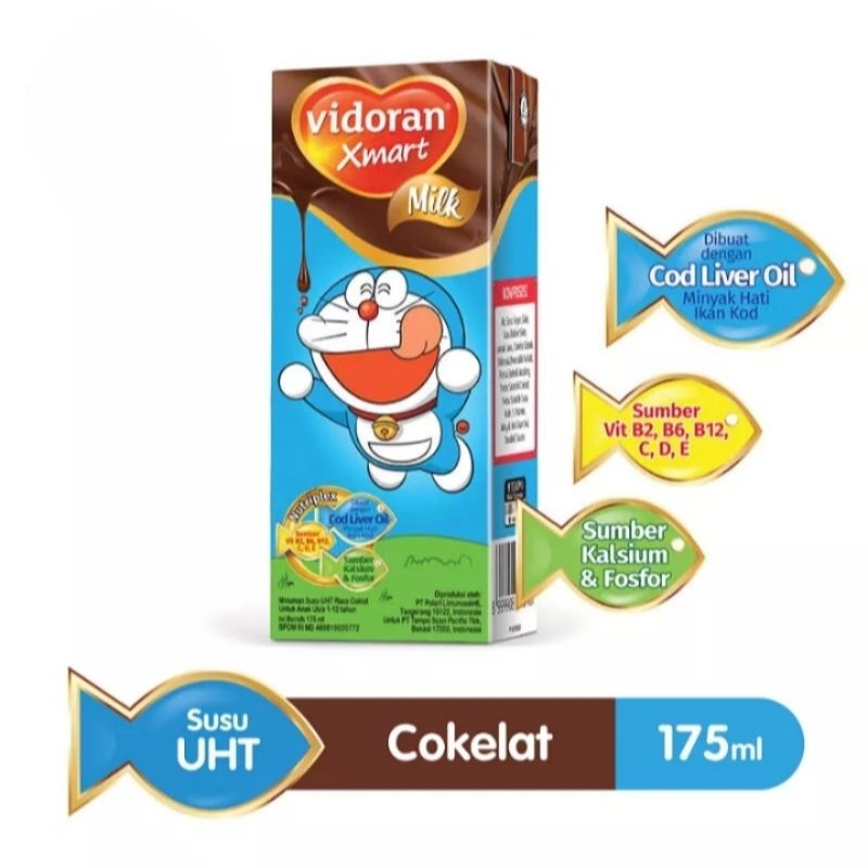 

VIDORAN Xmart Kids Susu UHT 175ml