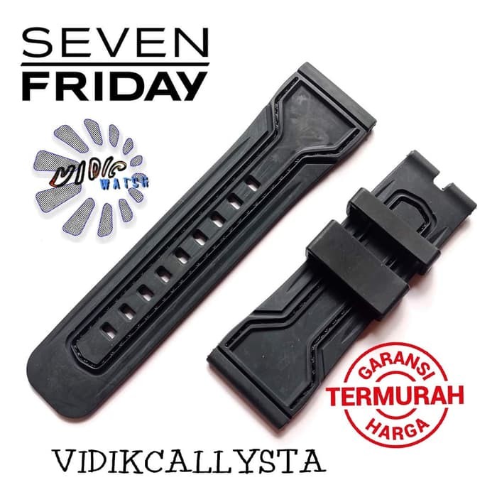 TALI JAM TANGAN SF SEVEN RUBBER STRAP 28MM