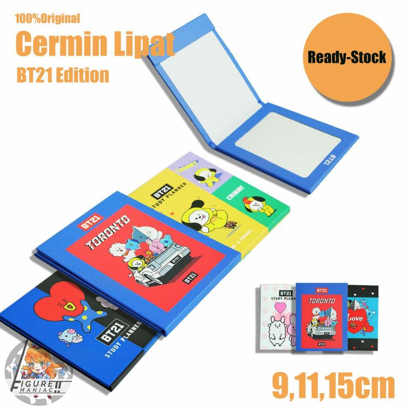 cermin kaca lipat BT21 BTS