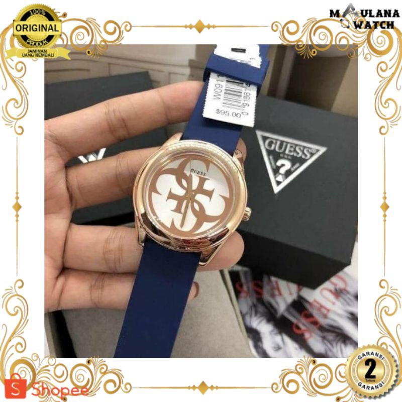 JAM TANGAN PRIA WANITA | RANTAI | KULIT | KARET | MURAH | Wanita Guess W0911L6 Original