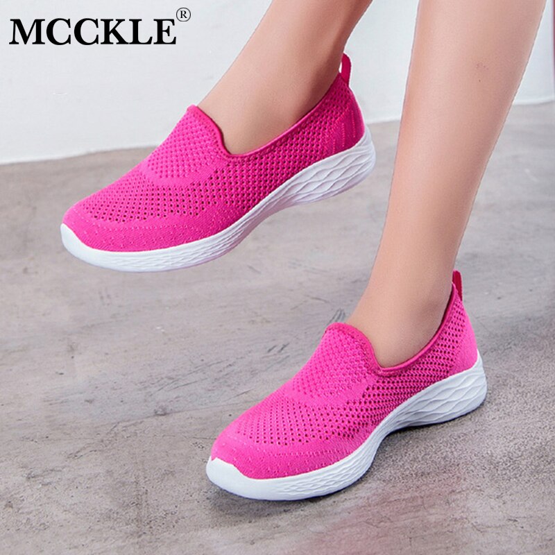MCCKLE Women's Sneakers Mesh Breathable 