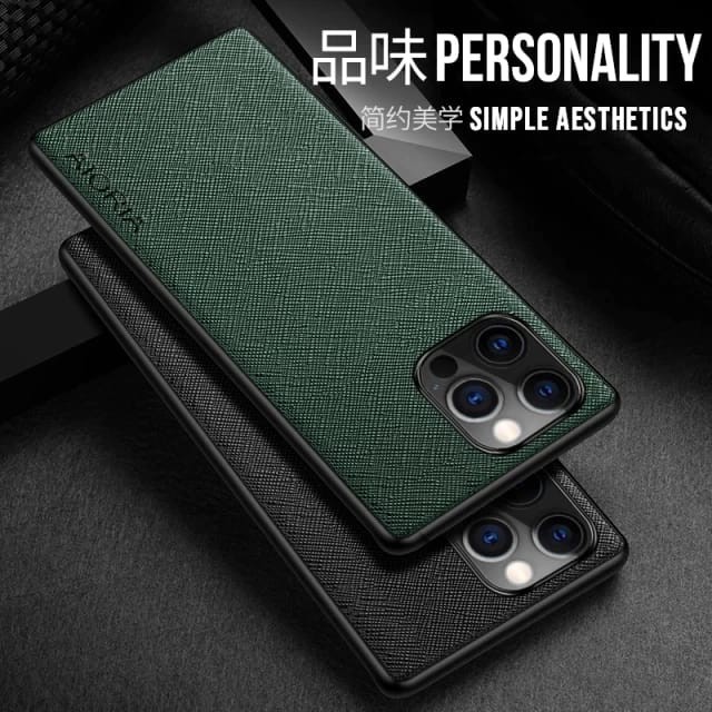 IPHONE 13 PRO MAX 13 MINI 12 PRO MAX 12 MINI SOFT CASE CANVAS CROSS PATTERN