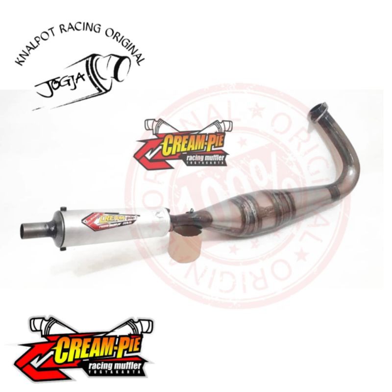 Knalpot Creampie galvanish Kolong RX King Original