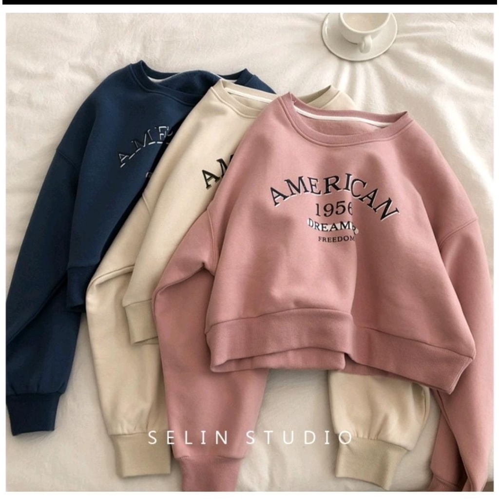 1956 American Dreamer Croope Sweater / sweater lucu premium