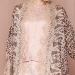 Dijual Inner viscose  inner batik  dalaman batik  u can see batik - Biru Muda Murah