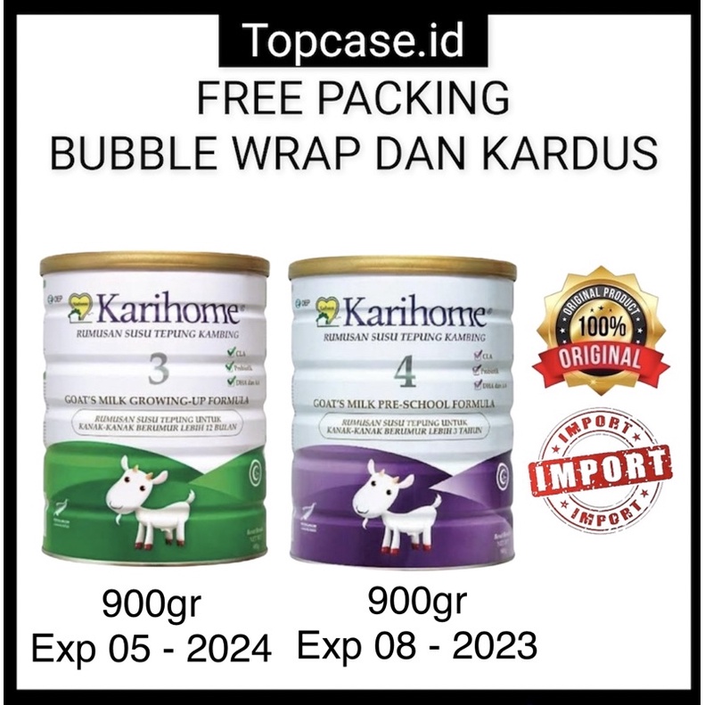 Karihome Step 3 &amp; Step 4 900gr Goat Milk Susu Kambing