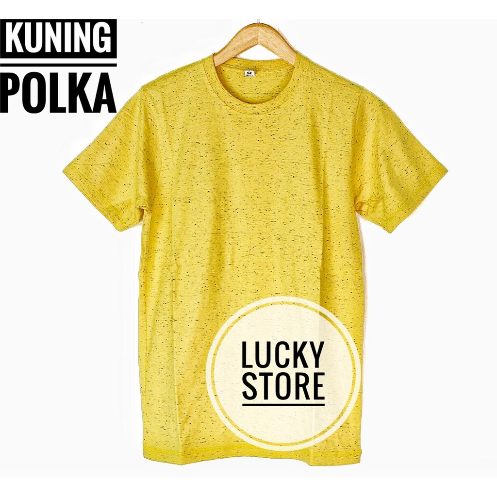Kaos Polos  Kuning Polka Kaos Polka Bandung Kaos Polos  