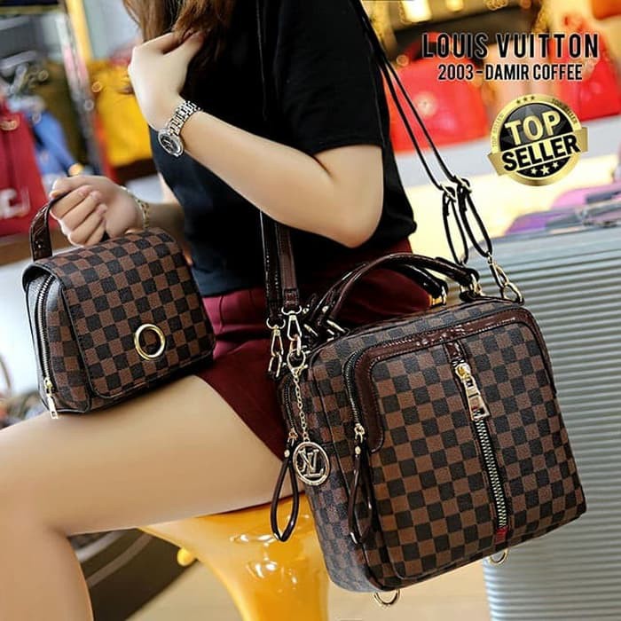 Louis Vuitton* Ayutinting 2003#19 TAS KANTOR WANITA HANDBAG CEWEK IMPORT GROSIR BATAM