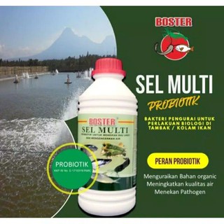 Image of thu nhỏ BOSTER SEL MULTI Probiotik untuk Menekan Bau Amis dan Mengencerkan Air Kolam Tambak Ikan 1 Liter #3
