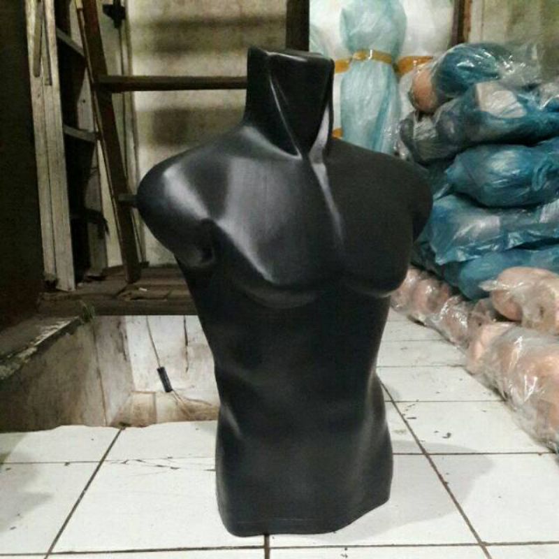Body Laki Laki / Manekin Plastik Otot Laki / Manekin Setengah Badan Pria / Patung Cowok / Jual Manek