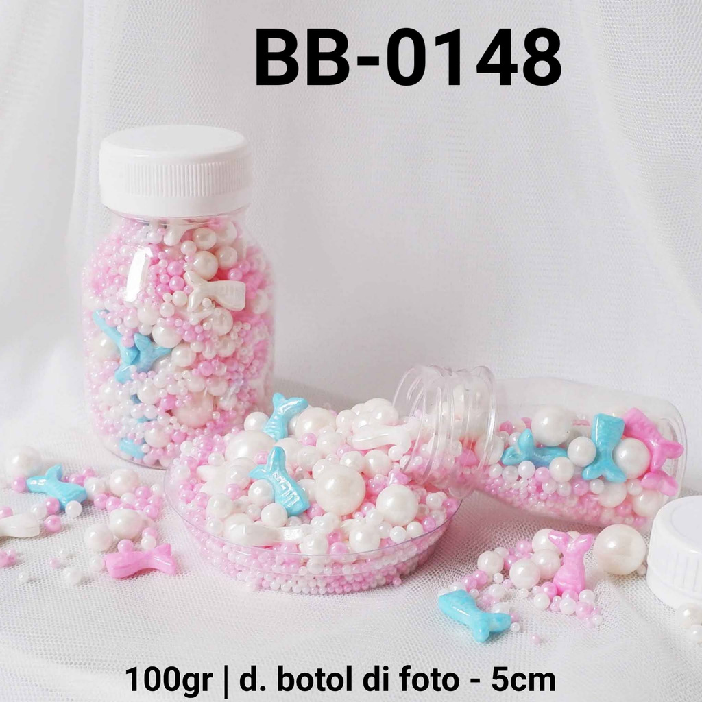 

BB-0148 Sprinkles sprinkle springkel 100gr mutiara ekor duyung mix yamama baking grosir murah sprinkles cake dekorasi mutiara trimit decoration story sprinklestory sprinklesstory sprinkle story yamama baking